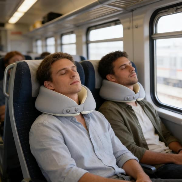Nakkepute for fly, vaskbar, ergonomisk og bærbar -