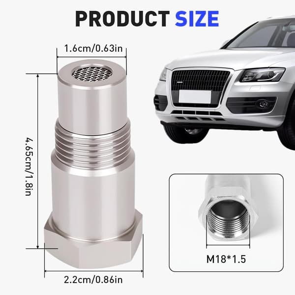 Lambda Sensor Gasket Adapter to Prevent Carbon Deposits on Spark Plugs (DB)