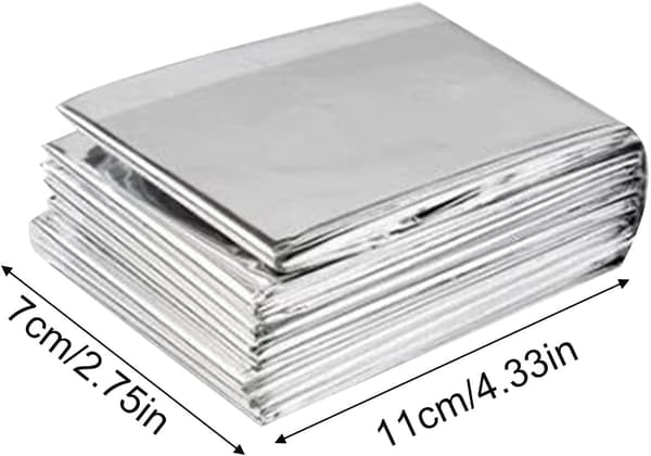 Overlevelsesdekken, termisk overlevelsesutstyr av isolerende aluminium