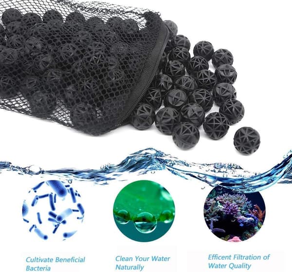 35 stk Akvariefisketankfilter 26mm Biobolde Bio-bolde til filter