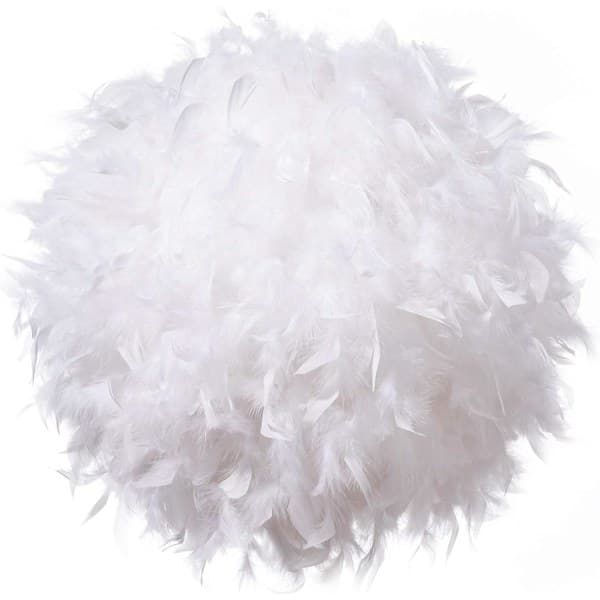 Lett lampeskjerm for taklampe, fluffy lampeskjerm