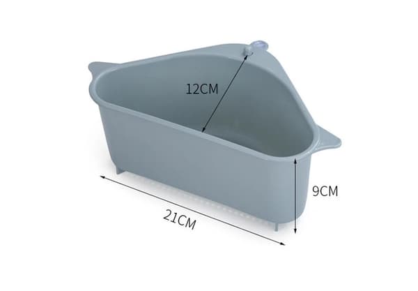 2-pakning - Sil for vask / Skyllekurv - Skyll frukt og grønnsaker Grå Grå grå Grå Grey gray