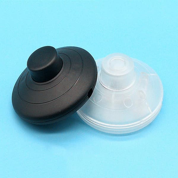 Foot Pedal On/Off Halfway Reset Button Pedal Switch for LED Lamp [db] Transparent Transparent