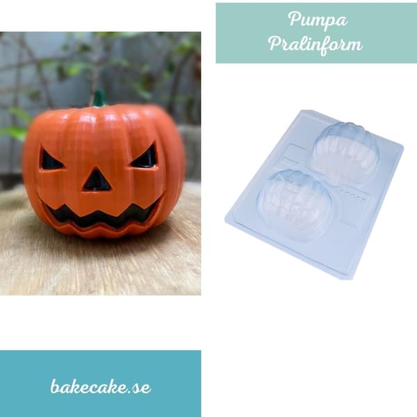 Pralineform Stor Græskar - Halloween - BWB 10013 - 3-delt form