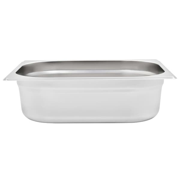 vidaXL Gastronormbeholdere 4 stk GN 1/2 100 mm rustfritt stål Silver silver