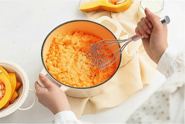 1 st 2-i-1 Potatisstöt, Rostfritt stål