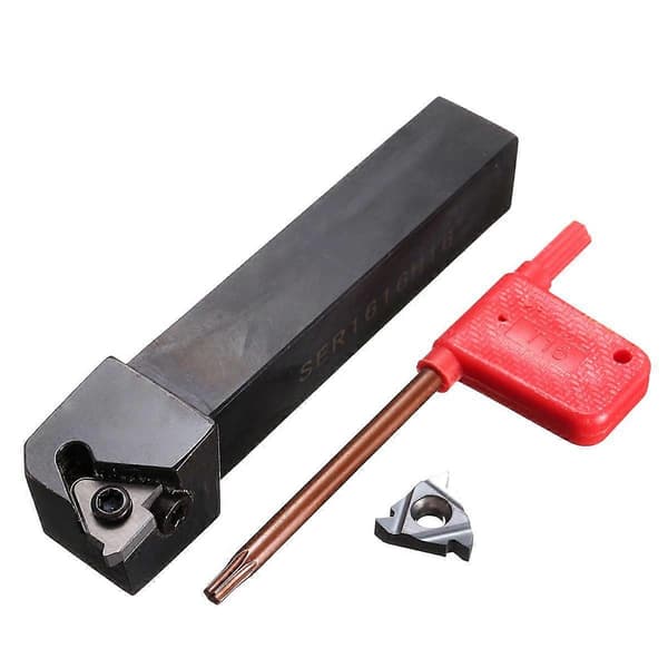 SER1616H16 CNC Thread Turning Tool Holder with 1 Piece 16ER AG60 Blade