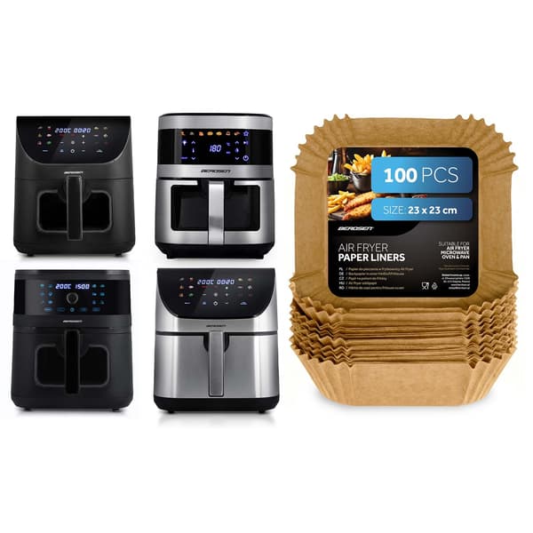 Bagepapir til airfryer, 23 cm, 100-pak 440