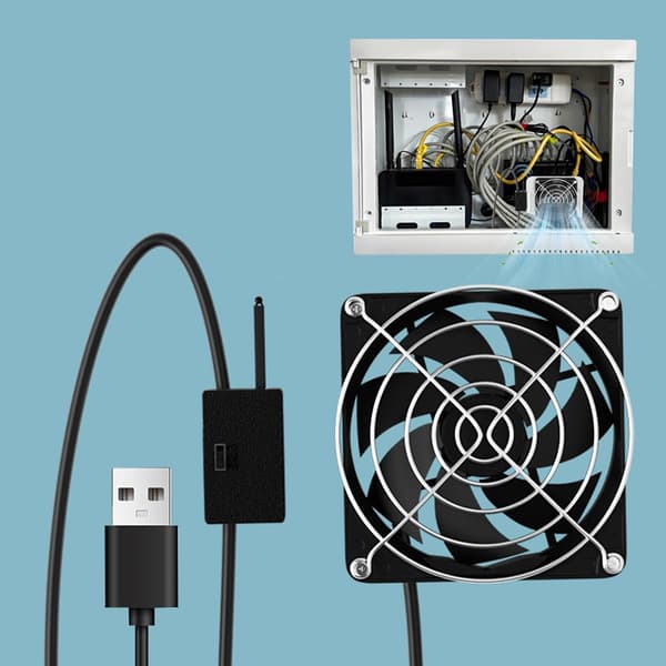 køleventilator til pc-køler USB 5 V følsom -