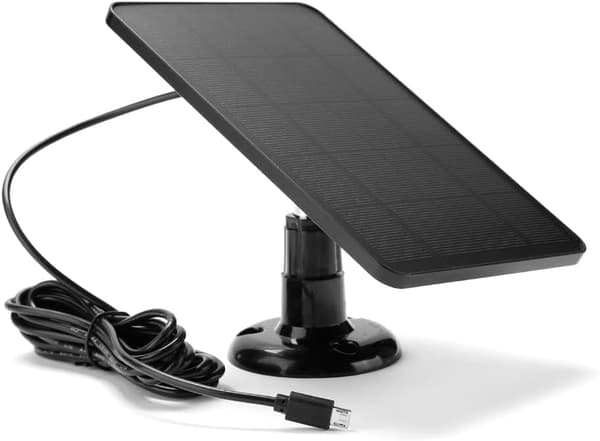 4W 5V Micro USB Solcellelader - Vanntett Bærbar Monokrystallinsk