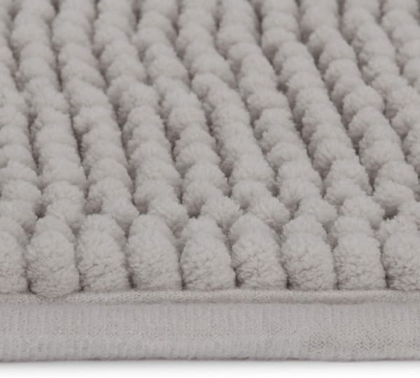 Non-slip Absorbent Bath Mat 80x50cm Soft Bath Mat for Bathroom, S