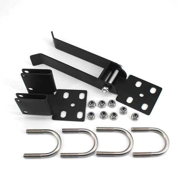 Double Gate Latch with Fixed Arm for Residential, Use this double gate latch where 2 gates swing together. Compatible with chain link