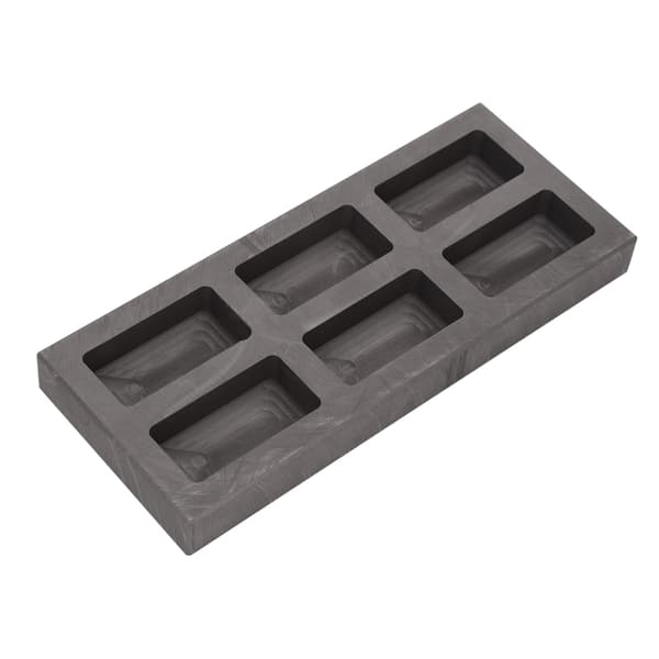 High Temperature Resistant Graphite Mold 6 Holes Silver Gold Durable