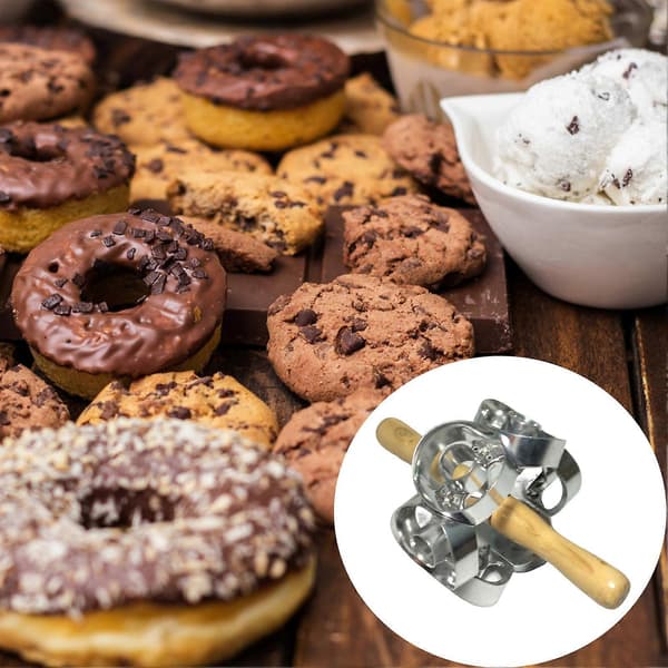 6-hullers Donutform Donutforme Nonstick Donutform Kageform Round