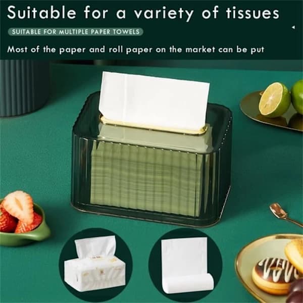 Kreativ servettbox för tillbehörsförvaring - Vit - Blandad