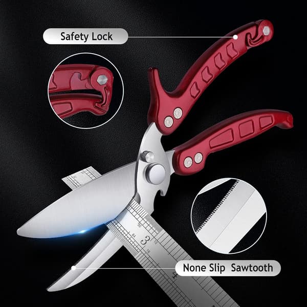 Heavy Duty Chicken Shears - A Must-Have Kitchen Scissors for Chicken