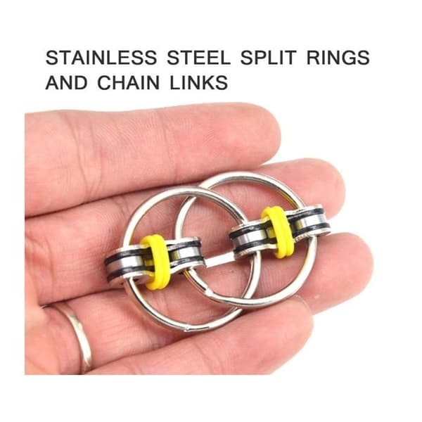 Flippy Chain Fidget Legetøj Stressaflaster - Perfekt til ADD, ADHD, angst og autisme (3-pak)[YJD]