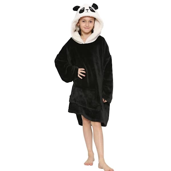 Unisex Oversized Hettegenser Panda Snuggle