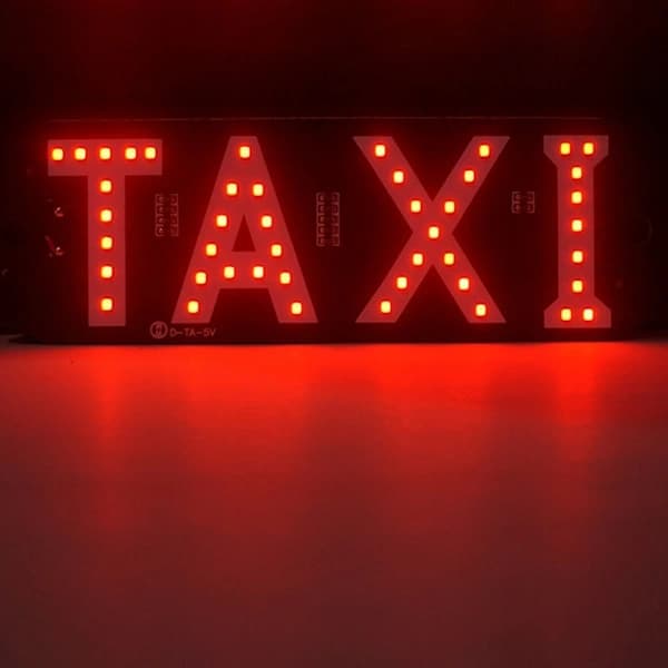 LED-taksivalo Autosignaali BLÅ BLÅ sininen[XJ]