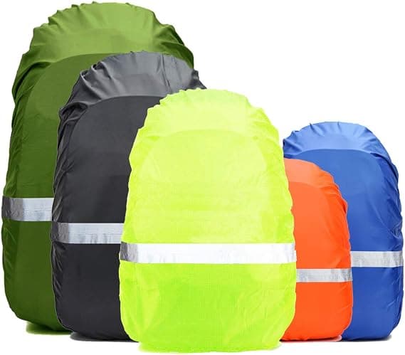 Ryggsekkovertrekk for utendørs bruk, støvbeskyttelse, polyester, vanntett, med spenne
