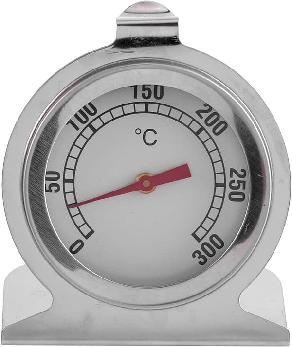 Ovntermometer - Ovntermometer i rustfrit stål, bagetemperatur