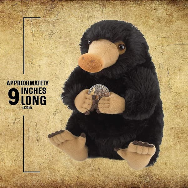 Niffler-pehmolelu, 23 cm (9 tuumaa) Ihmeotukset-lelu