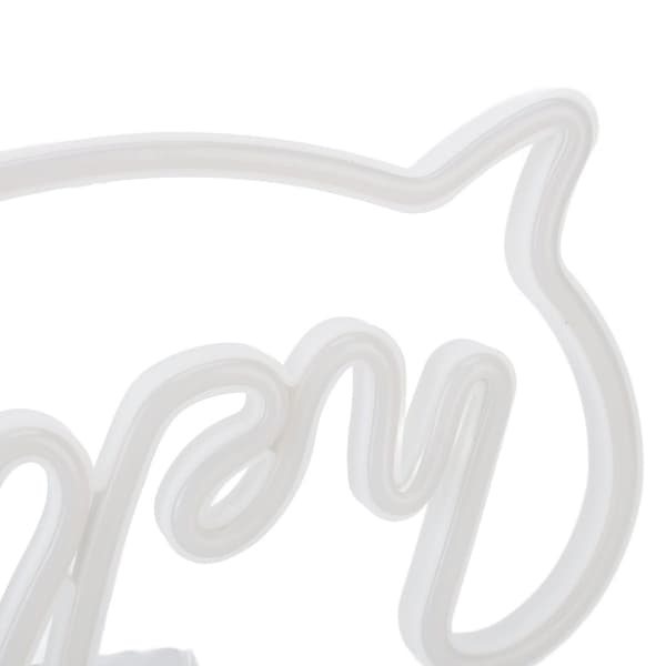 Neonlys, USB-drevet, batteridrevet, Hello LED-neonskilt KLB