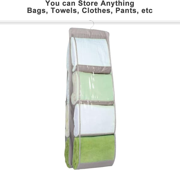 Hanging Bag Storage, 8 Compartments Hanging Bag Organizer Oxford Cl