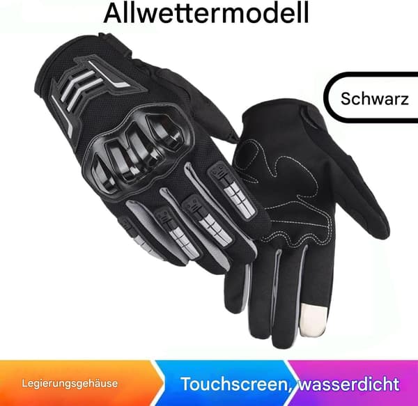 Fingerhandsker til fitness herre cykelhandsker sorte finger - Schwarzer Finger