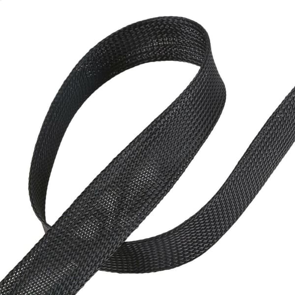 5M lang 30 mm diameter nylonstoff flettet slangekabel elastisk beskyttelse