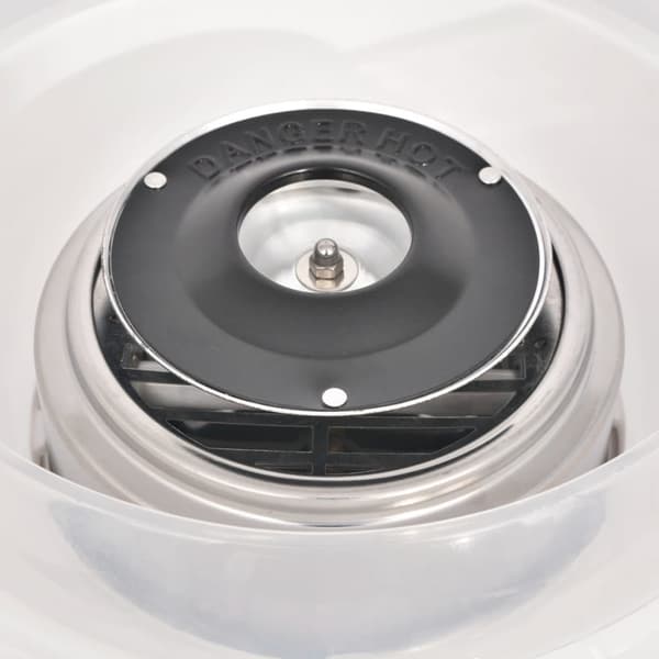 vidaXL Sukkerspinnmaskin 480 W hvit Vit white
