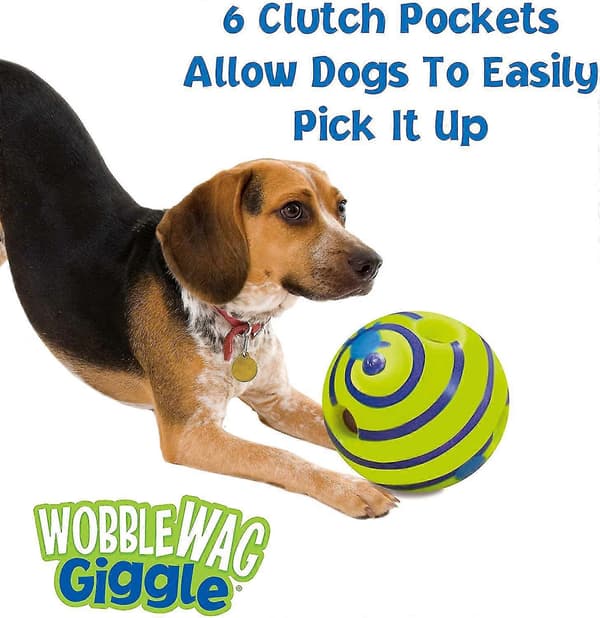 Wobble Wag Giggle Ball, interaktivt hundelegetøj