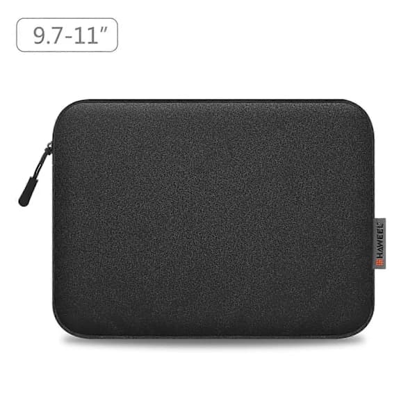 HAWEEL 11-tommer Tablet Etui Taske med Lynlås Mappe til 9.7-11.0-tommer Tablets