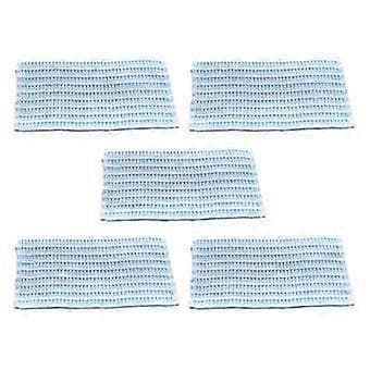 Køkkenhåndklæder i bambusfiber, bløde absorberende vaffelvævede køkkenhåndklæder til opvask og tørring af service 25*35cm-FO-