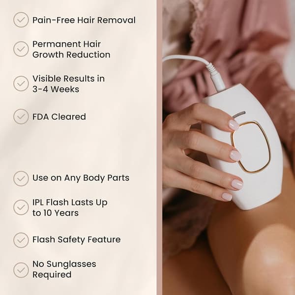 Epilator, IPL Epilator Pulserende Lys, Pulserende Lys Epilatorer, Til Ansigt, Armhuler, Ben og Krop