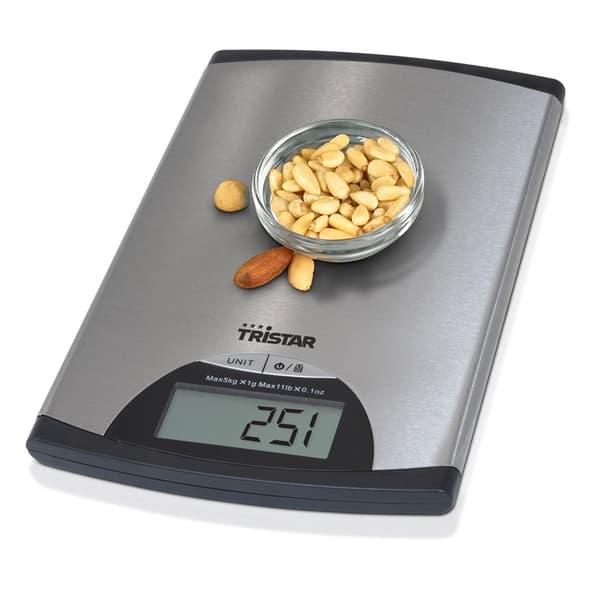 Køkkenvægt Rustfrit stål 5 kg Metallisk 380
