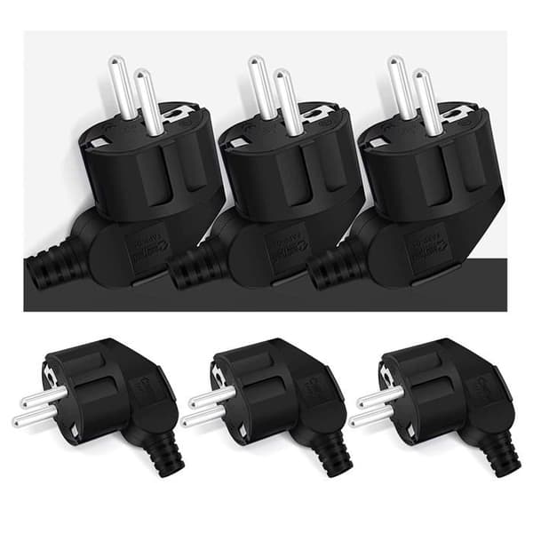 Eluttag, 6 löstagbara stickproppar, 250V 16A stickpropp.
