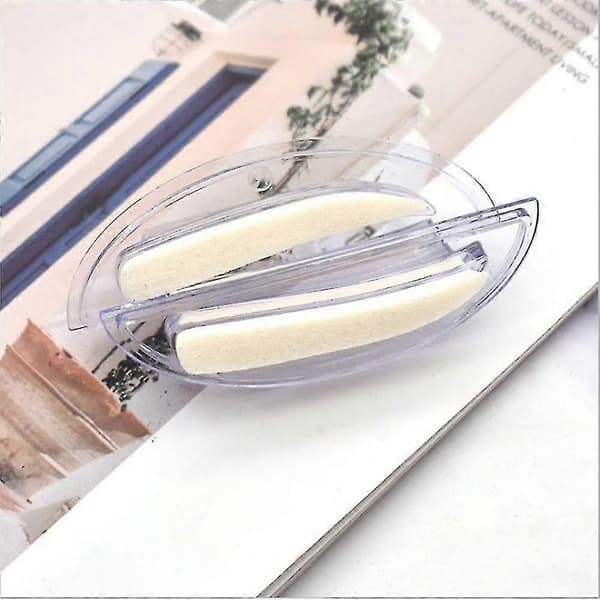 Adjustable Eyebrow Stamp, Waterproof Eyebrow Powder Stamp Kit Eyebrow Makeup Tool with Arched Eyebrow Sponge and Handle for Beginners