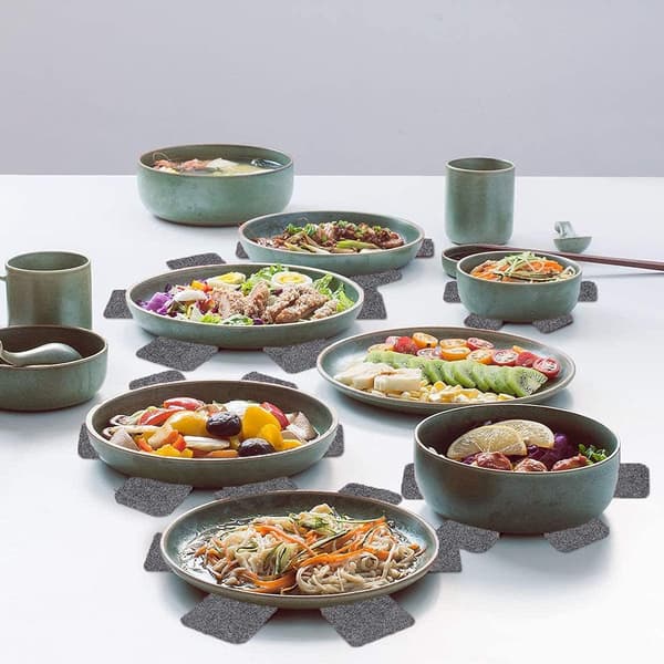 Felt Pan Protectors, 12-Piece Set with Pot Holders and Frying Pan
