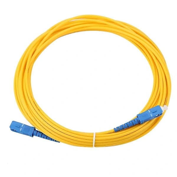 10m/11yd SC til SC Duplex Fiber Patch Cord Jumper Kabel Singlemode Patch Cord