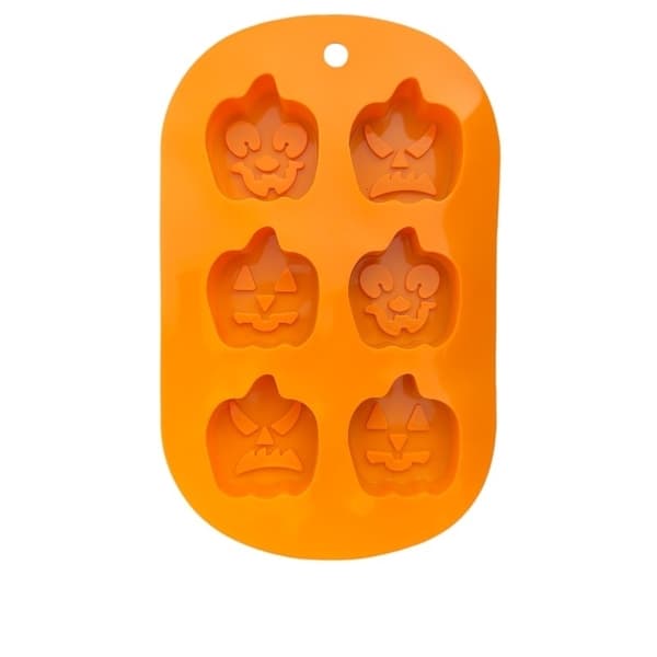 Jack-O’-Lantern Halloween Gresskar Silikonform – Gresskar Bakeform Orange orange
