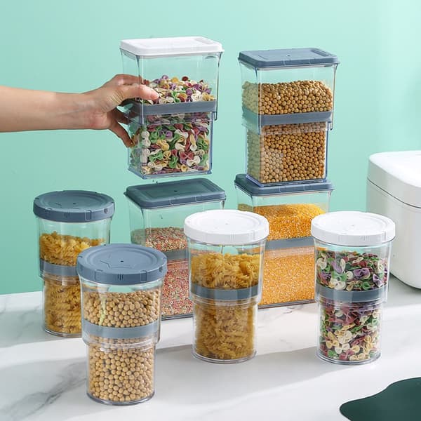 Storage Box, Good Sealing, Moisture-Proof, Flour, Refrigerator, Airtight Can