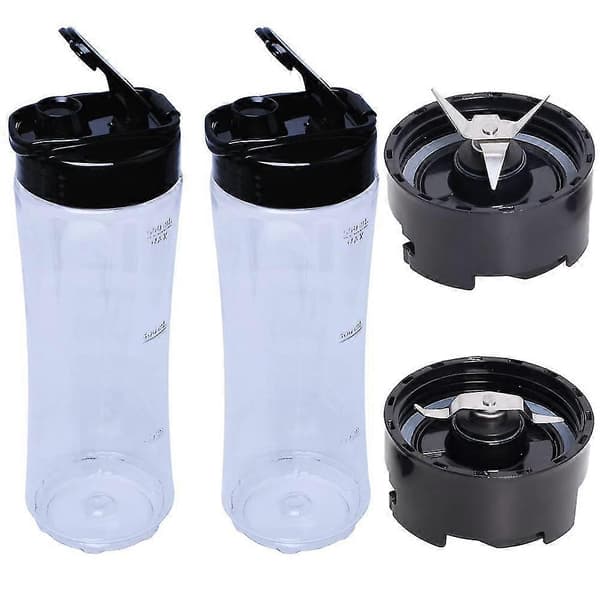 20OZ egnet for My Blend Blender BLSTPB BLSTP2, 2-pakning blenderkopp med 2 erstatningsblader