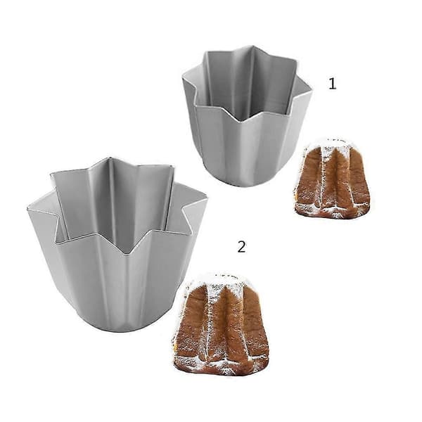 Åttekantet Bakeform Non-Stick Aluminiumslegering Kakeform for Pandorobrød 1