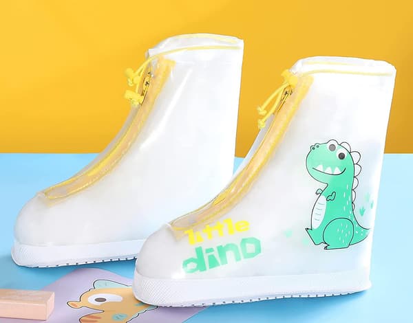 Reusable Kids Shoe Covers Waterproof Lightweight Non-slip