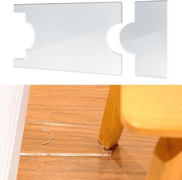 Sofa-vegg avstandsholder, sklisikre puter, stabilisator, akryl -