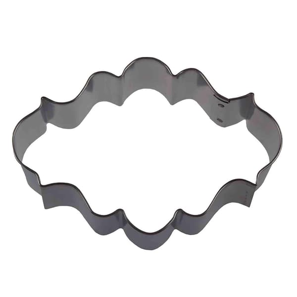 Rectangular Frame Cookie Cutters Set 4pcs Stainless Steel Silver silver
