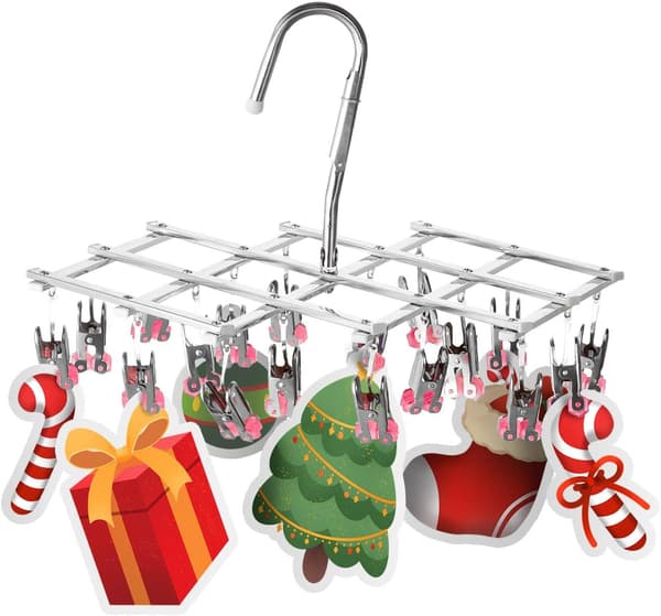 Stainless Steel Drying Rack, Foldable Drying Rack, Hanging Drying Rack, Windproof