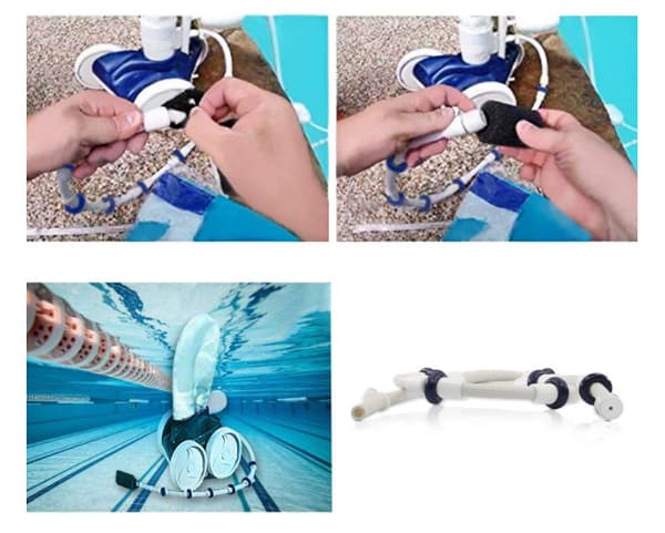 43.6\" Pool Cleaner Hose B5 Polaris Liner + 5 Replacement Scrubber