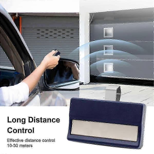 Radio Remote Control for Garage Door Opener, Compatible with 4335E, 433.92 MHz, Handheld Telecommand